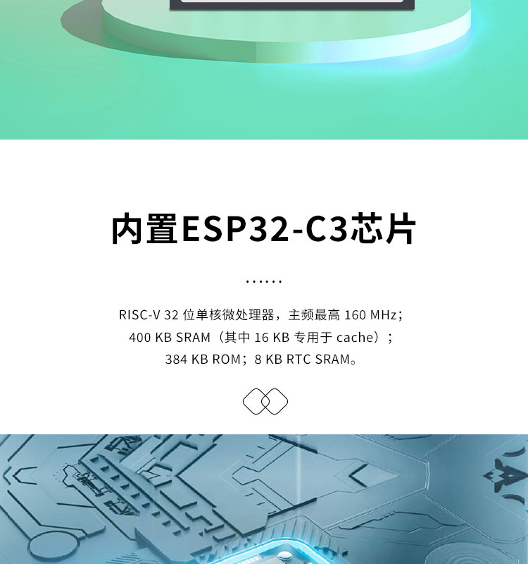 樂(lè)鑫官網(wǎng)ESP32-C3-WROOM-02U通用型Wi-Fi和低功耗藍(lán)牙(Bluetooth LE)模組無(wú)線接收芯片